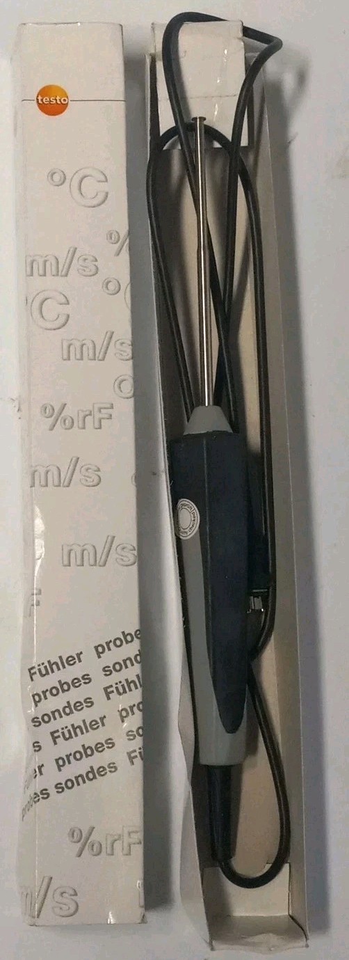 NEW Testo Waterproof Surface Temperature Probe (NTC) 0613 1912 NIB