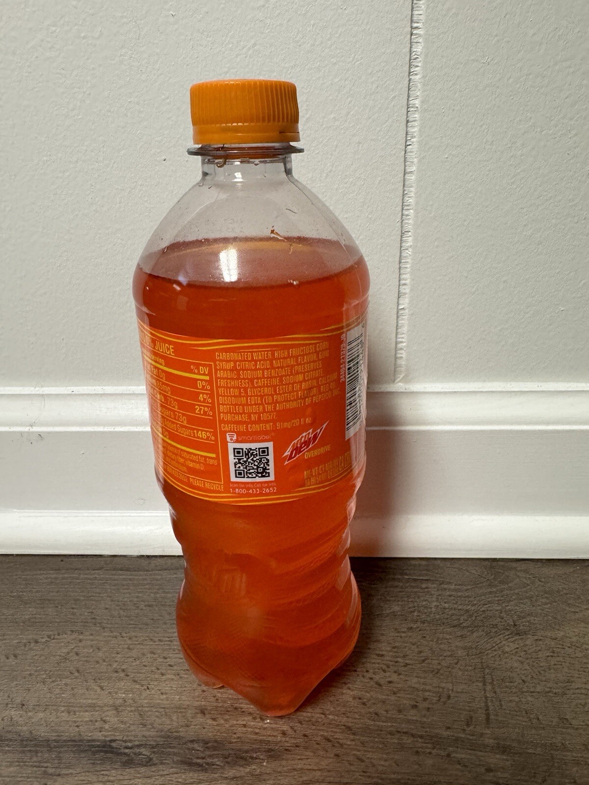 NEW Unopened Mountain Dew Overdrive 20 oz bottle Full