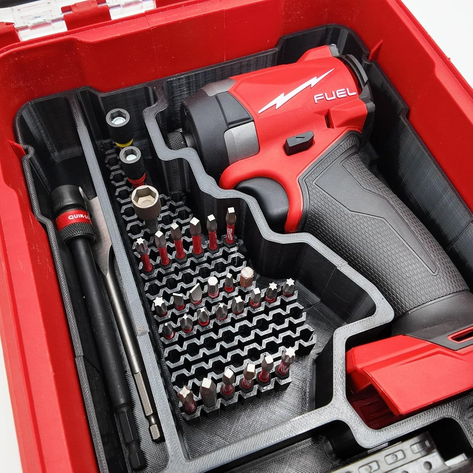TidyTool Insert for Milwaukee M18 FUEL Impact Driver - Packout Organizer
