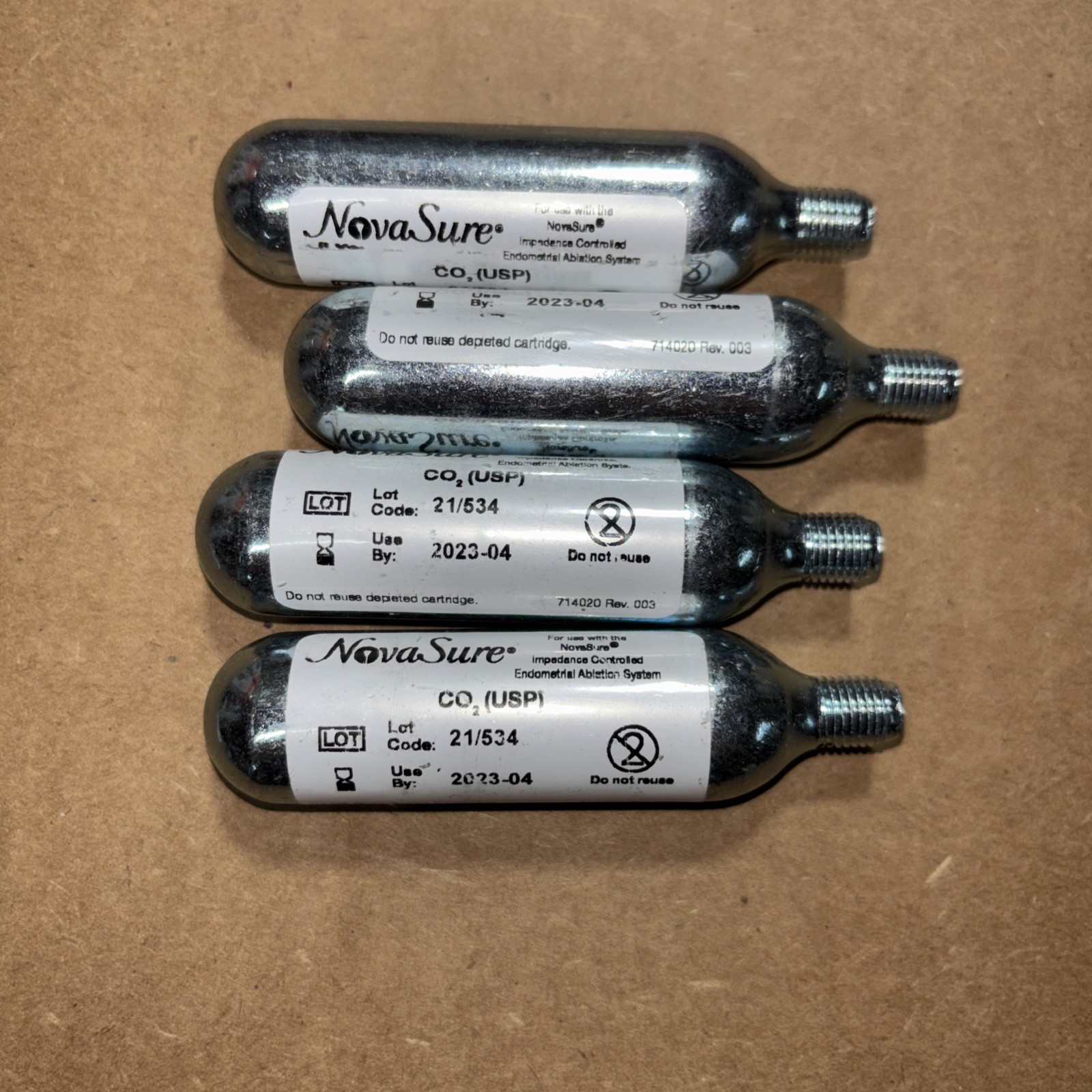 Nova Sure CO2 Cartridge ref ( 4cartridges)