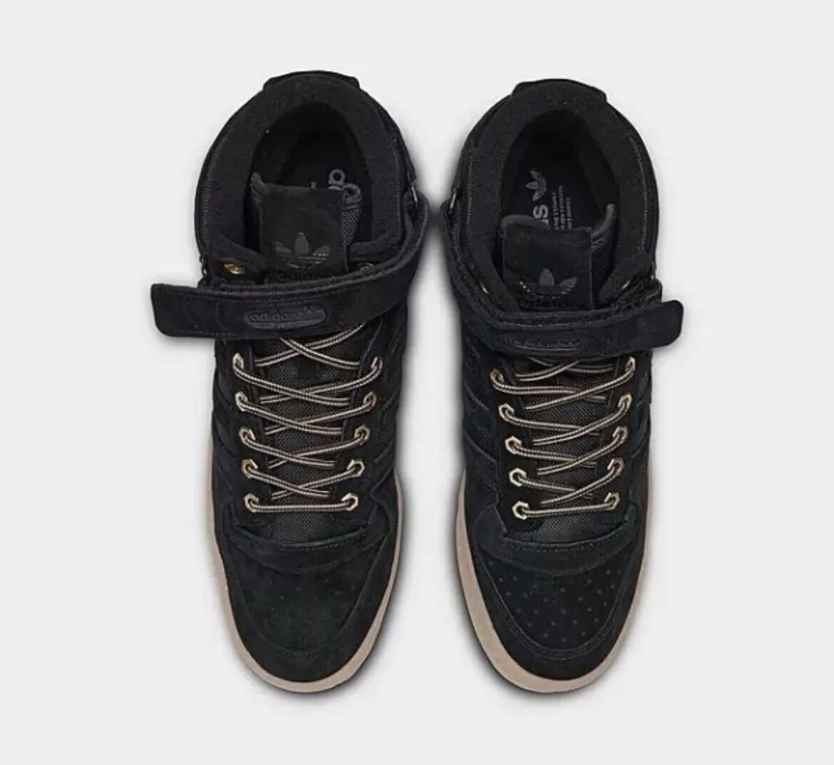 Adidas Forum Mid Originals - Size 10.5/11/12 Men`s Sneakers Black Gum GZ4620 NEW