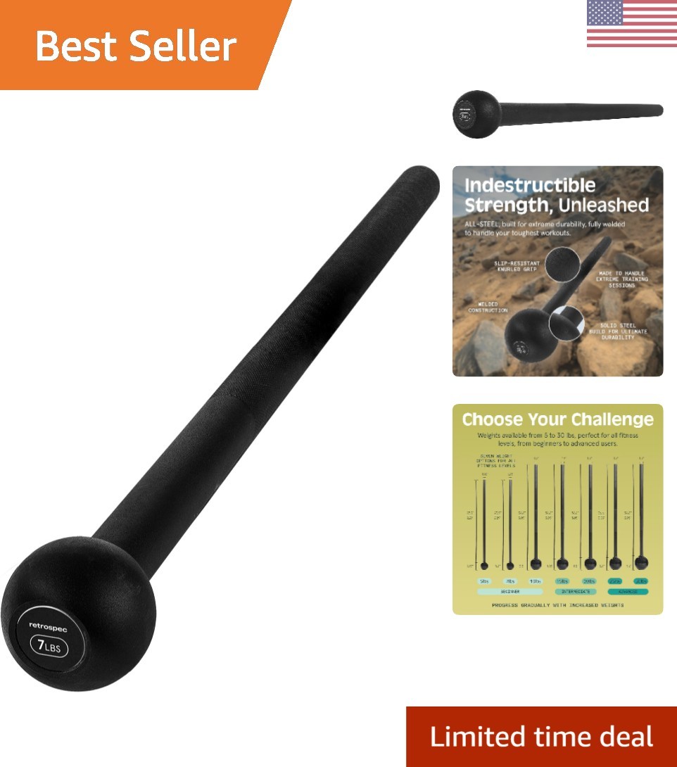 Revolve 30lb Steel Macebell with Safety-First Engineering for Dynamic Workouts