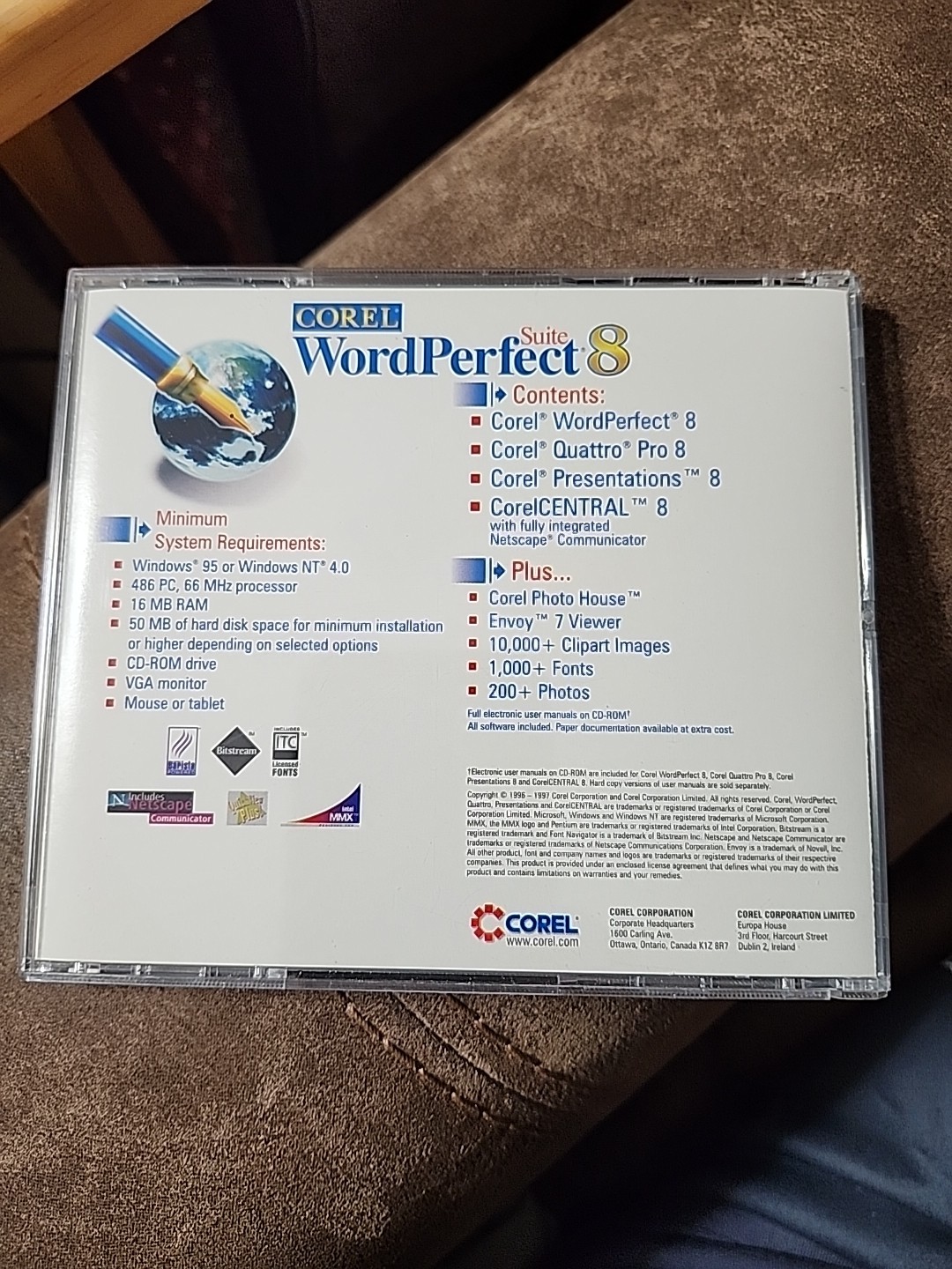 Corel WordPerfect Suite 8