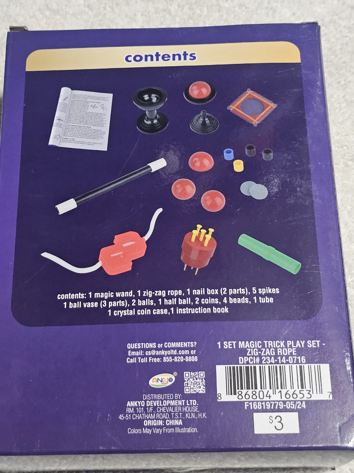 Magic Trick Play Set. 4+ . New In The Box.