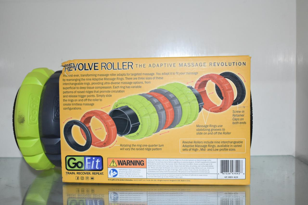 GoFit Revolve 9 Adaptive Roller Massage Ring Multicolor GF-REV-423 NIB