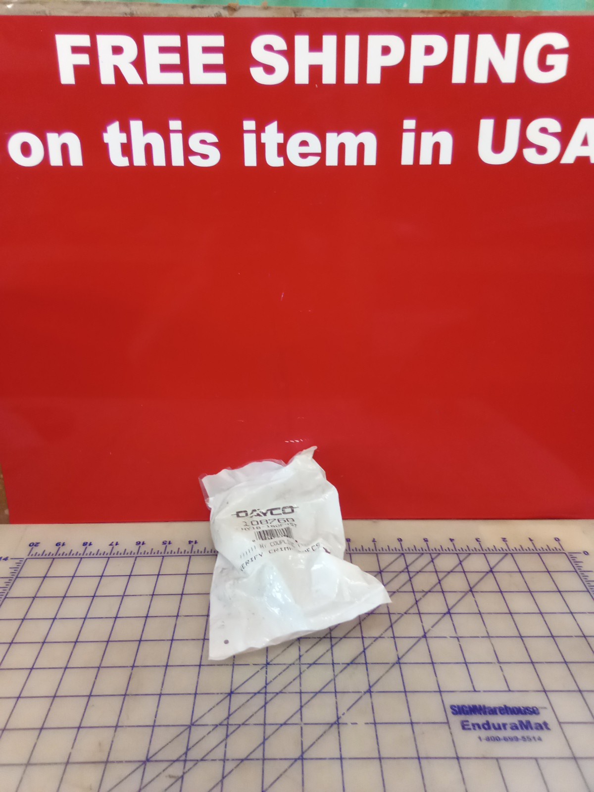 Dayco Hydraulic Coupling 108760, New Old Stock, Opened Bag, Free Shipping