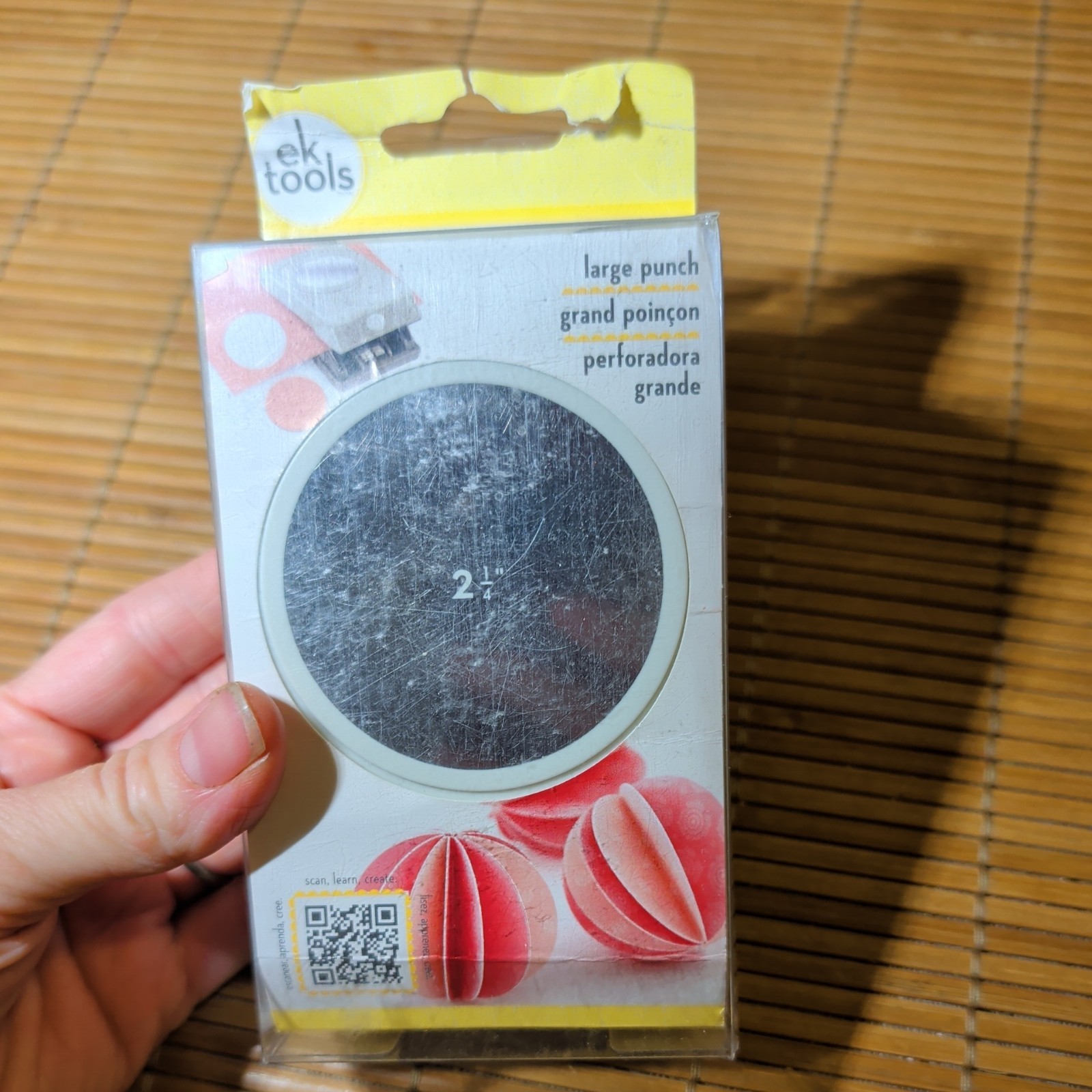 EK Success E5430096 Large Punch-Circle 2.25" elk tools 21/4