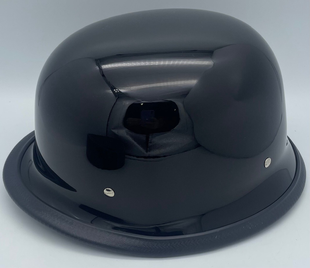 Daytona German Half Helmet Gloss Black XSmall Quick Release Half DOT Open Box