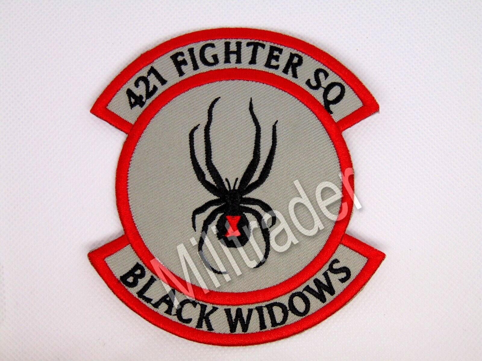 USAF 421st Fighter Squadron Black Widow Patch