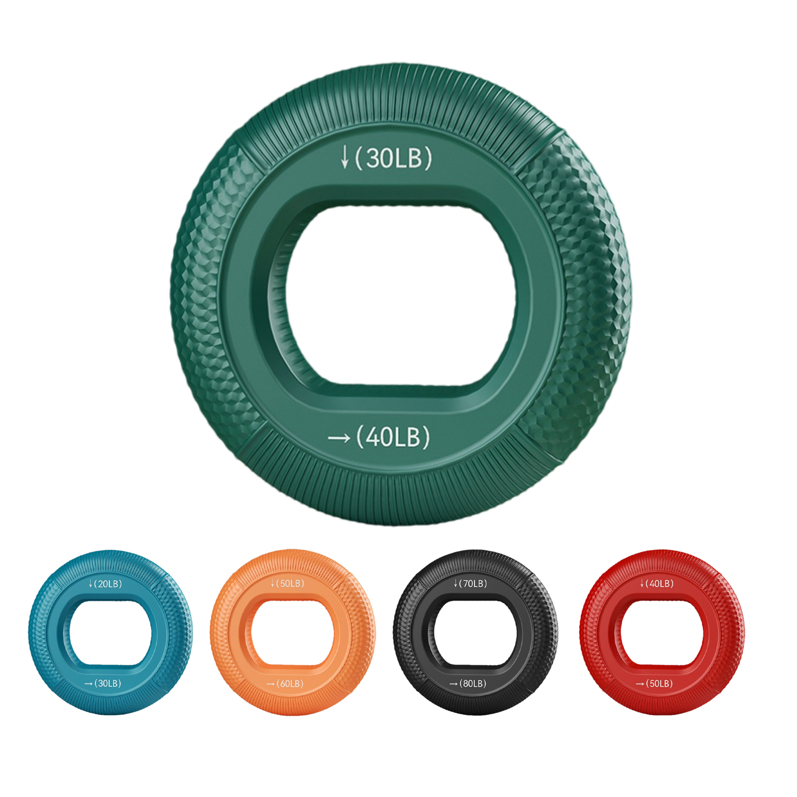 Grip Strength Traine Finger Exerciser, Hand Strengthener Grip Ring Exerciser