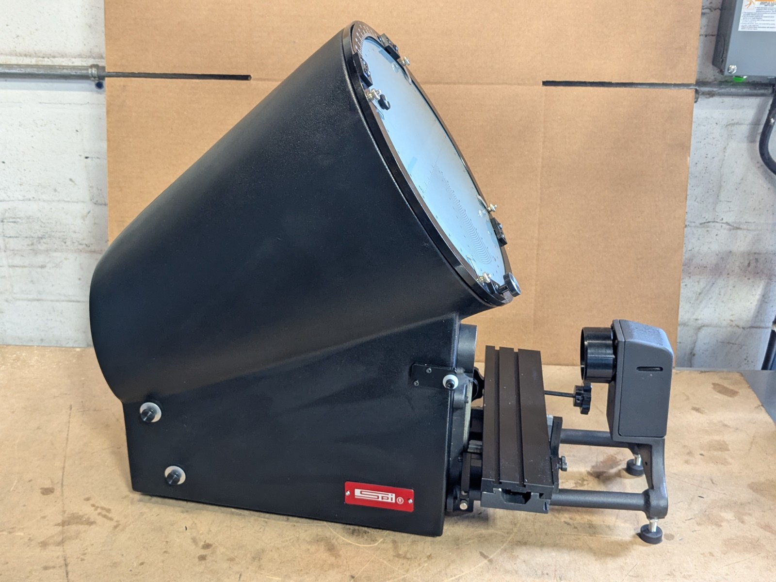 SPI Optical Comparator 12" Screen 10x 20x 40x Lenses 12-526-0 Parts / Repair
