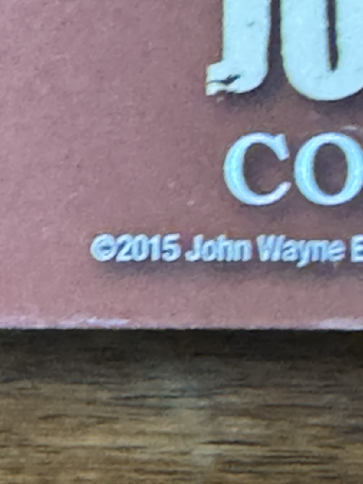2015 John Wayne Collectors Coin