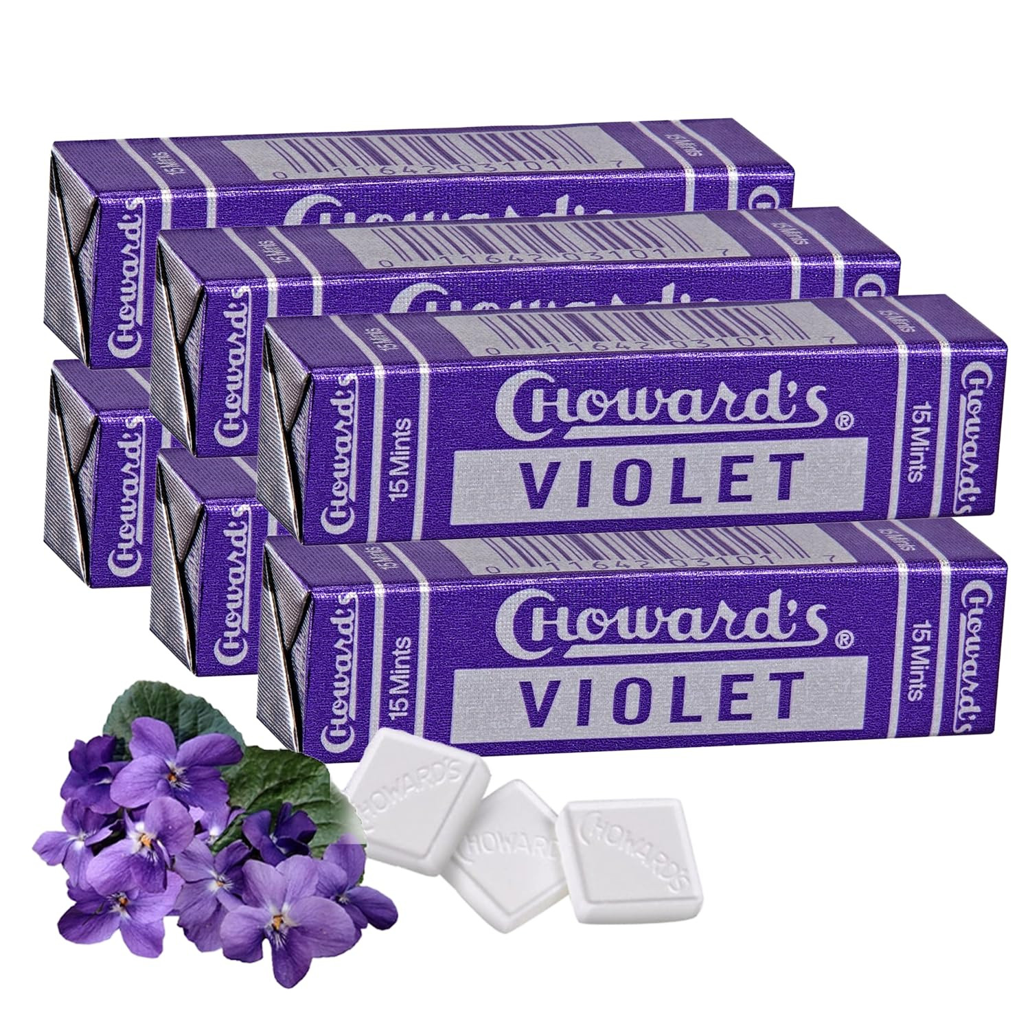 Violet Mints Candy | Bold Aromatic Flavor | Perfect for Snacks in Lunchboxes, Tr