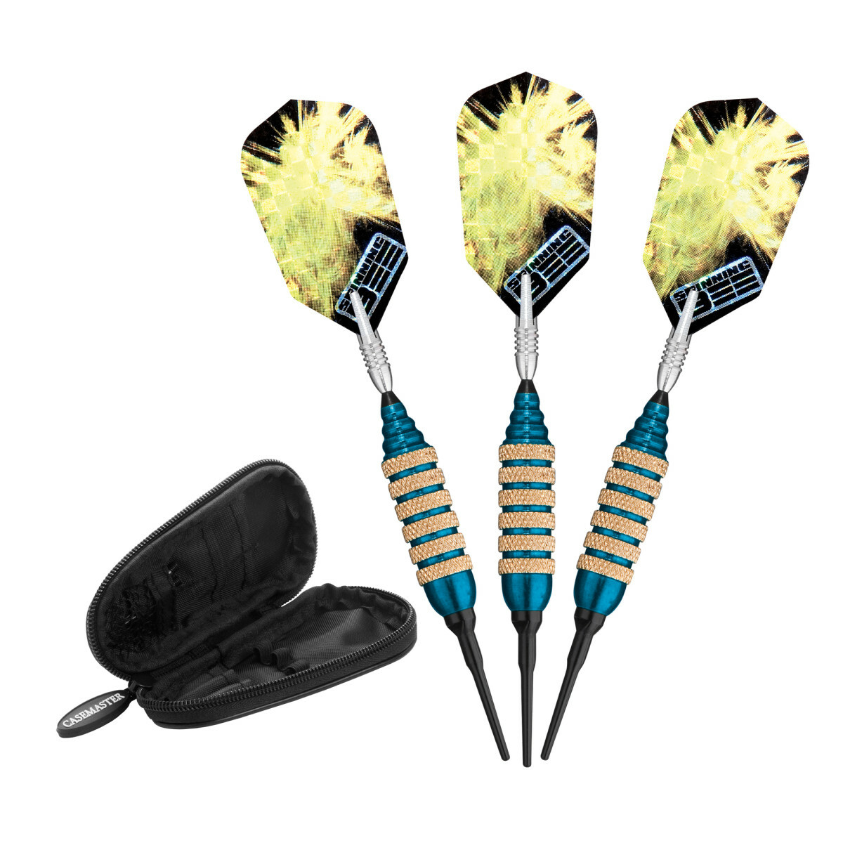 Viper Spinning Bee Soft Tip Darts - Dartboard Game Accessory - Blue - 16 Grams