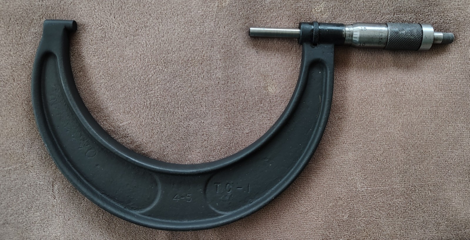 🗽BROWN AND SHARPE 4-5" OD MICROMETER MACHINIST TOOLMAKER