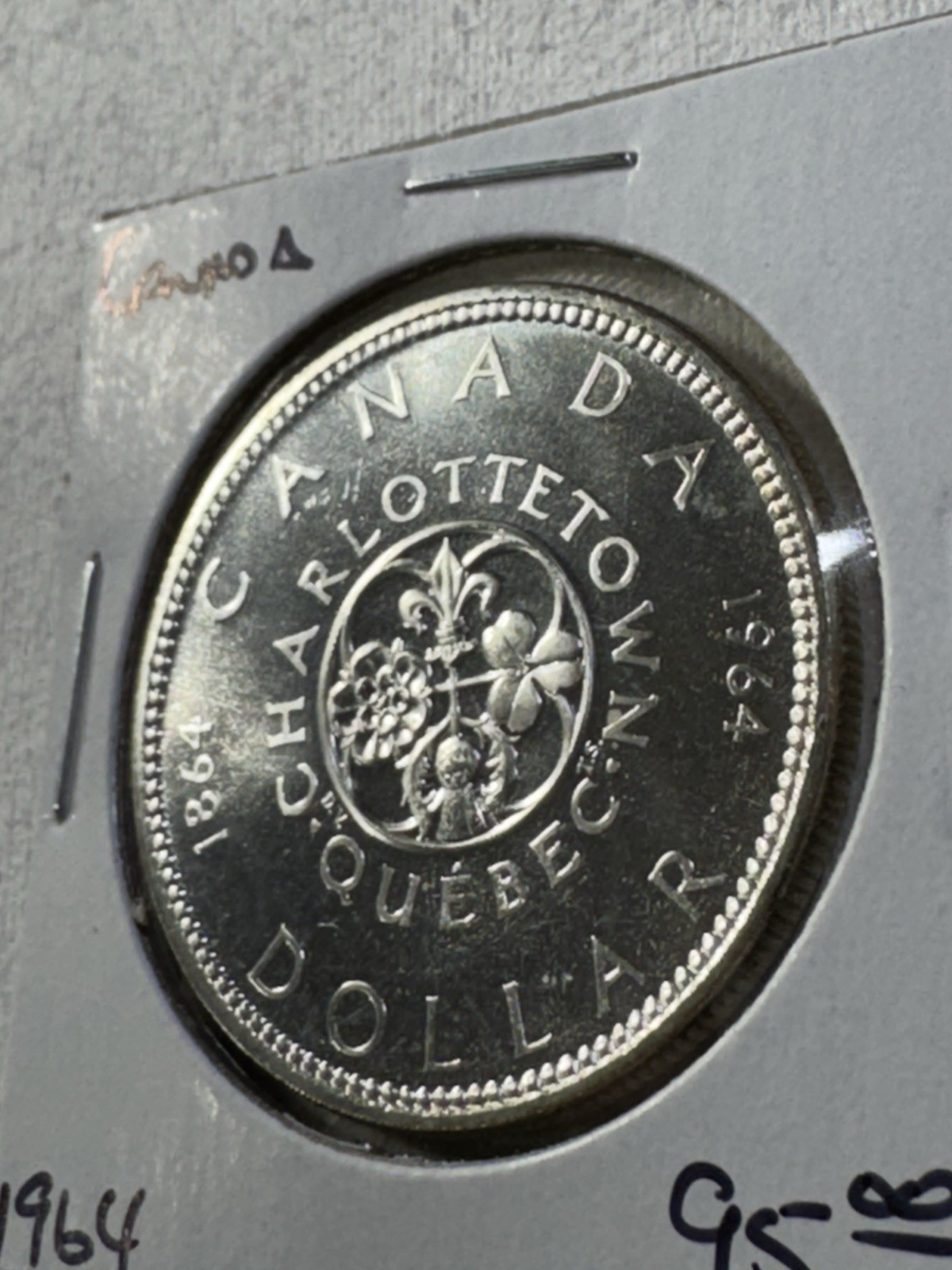 1964 Canada $1 Silver Coin Charlottetown