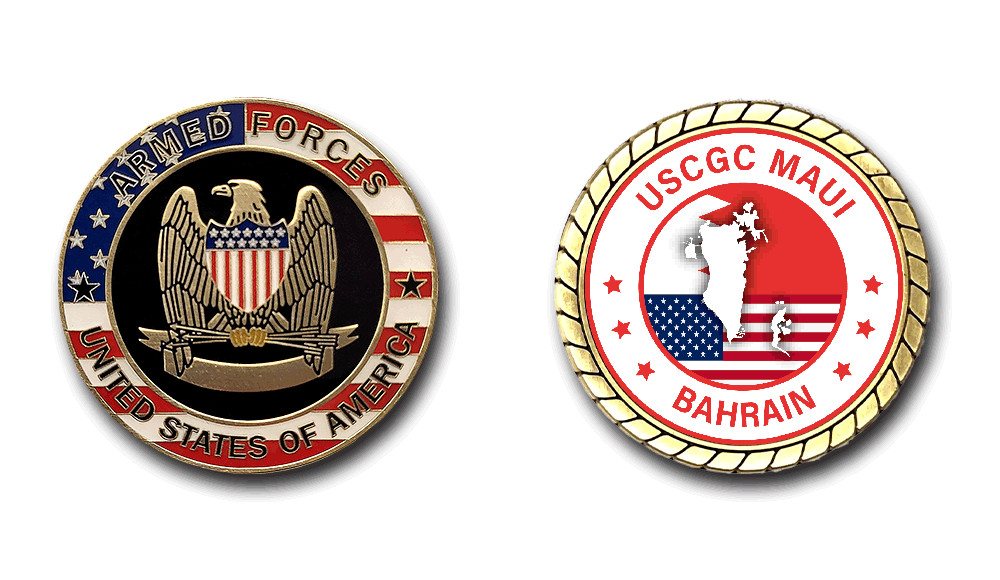 USCGC Maui Bahrain Challenge Coin