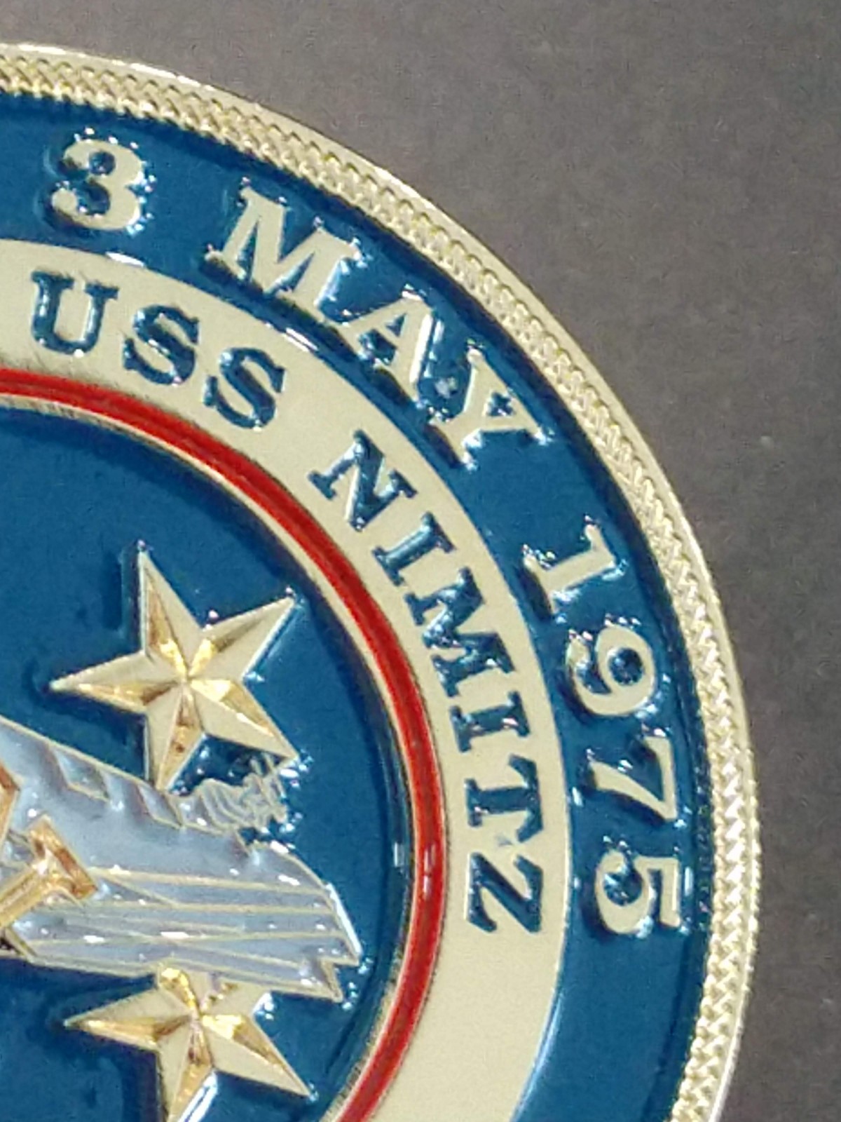 USS Nimitz (CVAN-68) Plank Owner 2" Challenge Coin