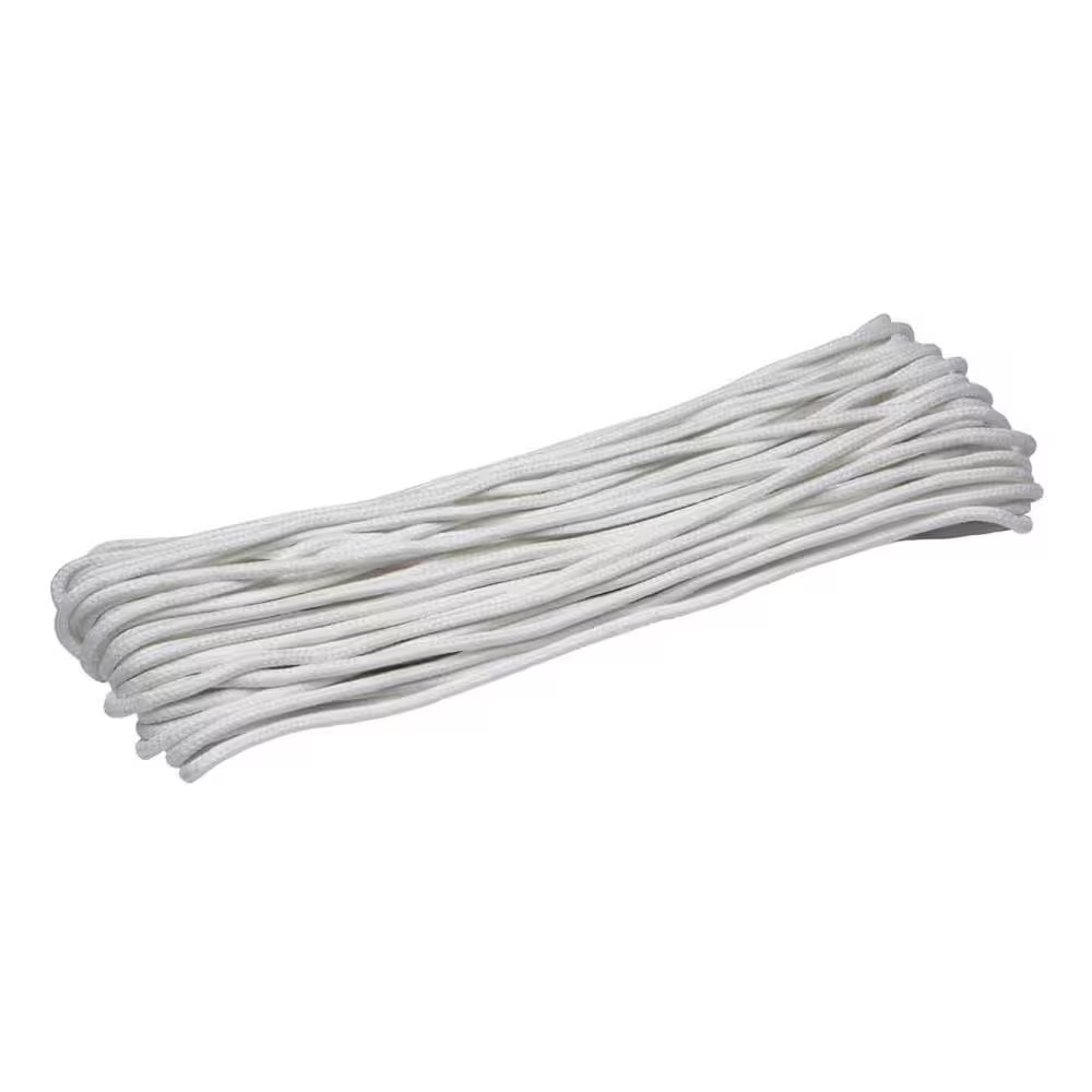 3/16 In. X 100 Ft. White Polyester Braided Outdoor Clothesline