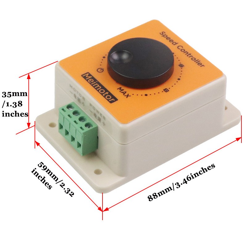DC 10-36V PWM Motor Speed Controller for Linear Actuator Push Rod 20A