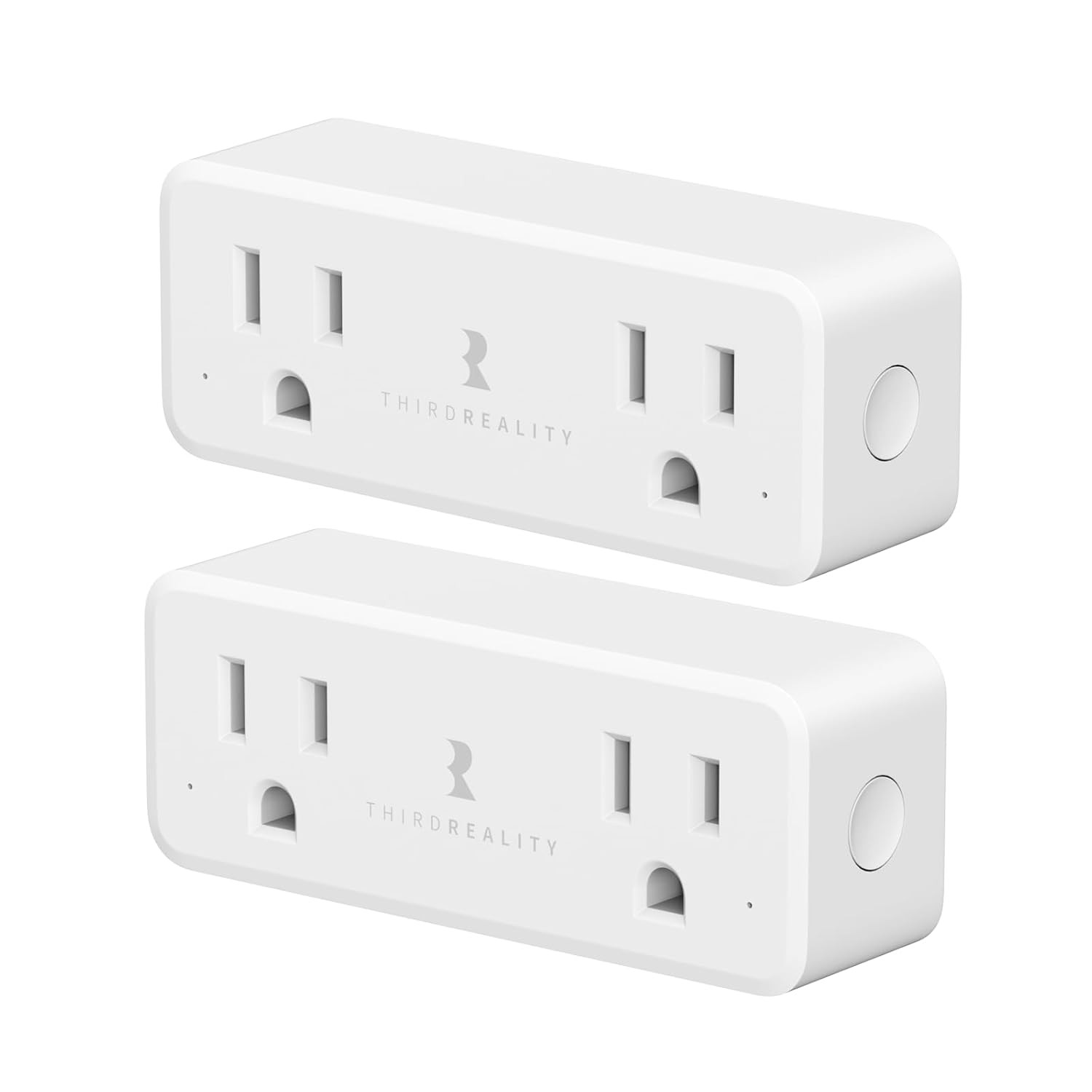 Smart Dual Plug 2 Pack, Zigbee 2-In-1 Smart Outlet with Independent Control and