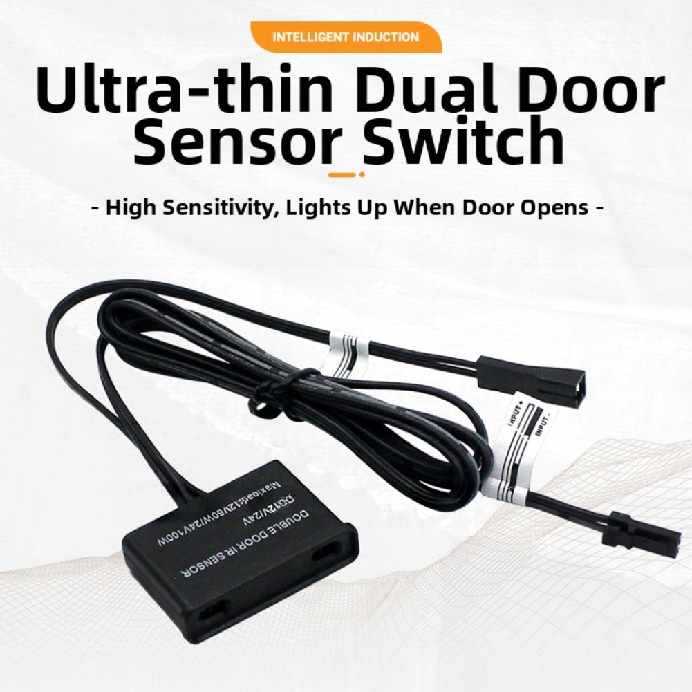Ultra Thin LED Strip with Smart Dual Door Sensor for Automatic Lighting