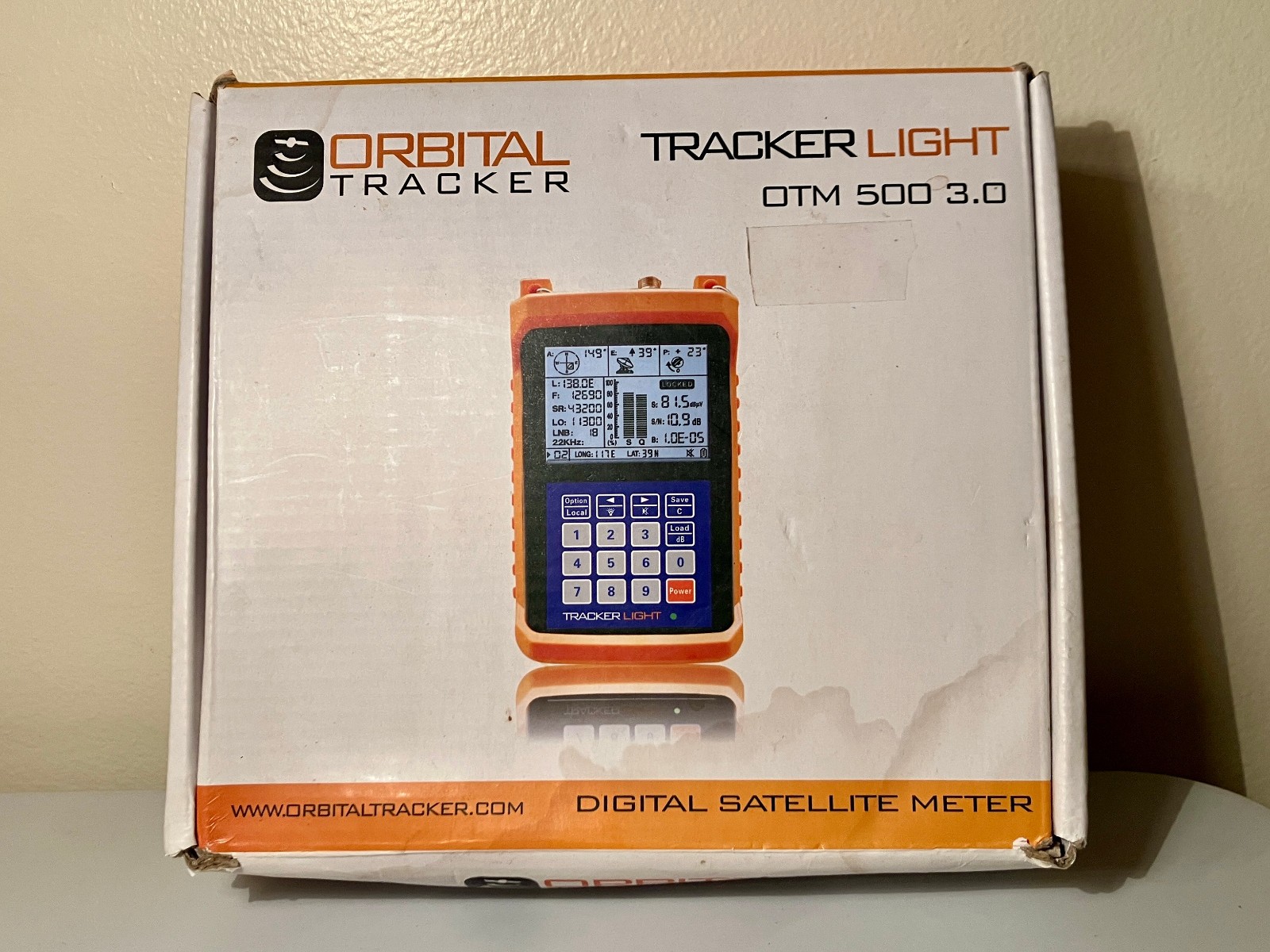 Orbital Tracker Light OTM 500 3.0 Digital Satellite Meter 950-2150MHz Untested