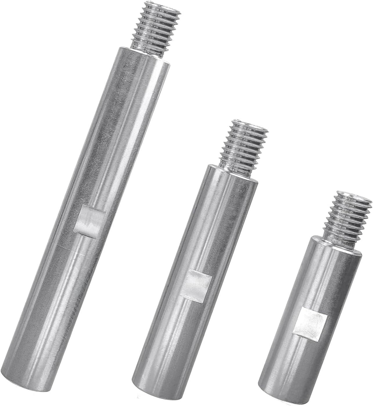3 Pcs M14 Thread Angle Grinder Alloy Extender Shaft Set Accessories for Rotar...
