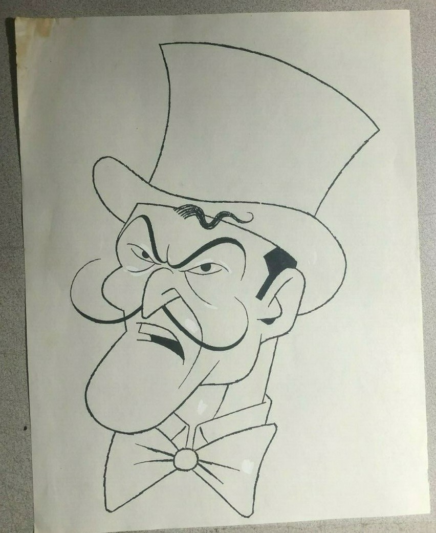 SNIDELY WHIPLASH (Dudley Do-Right) production print by fanzine artist Jim Jones