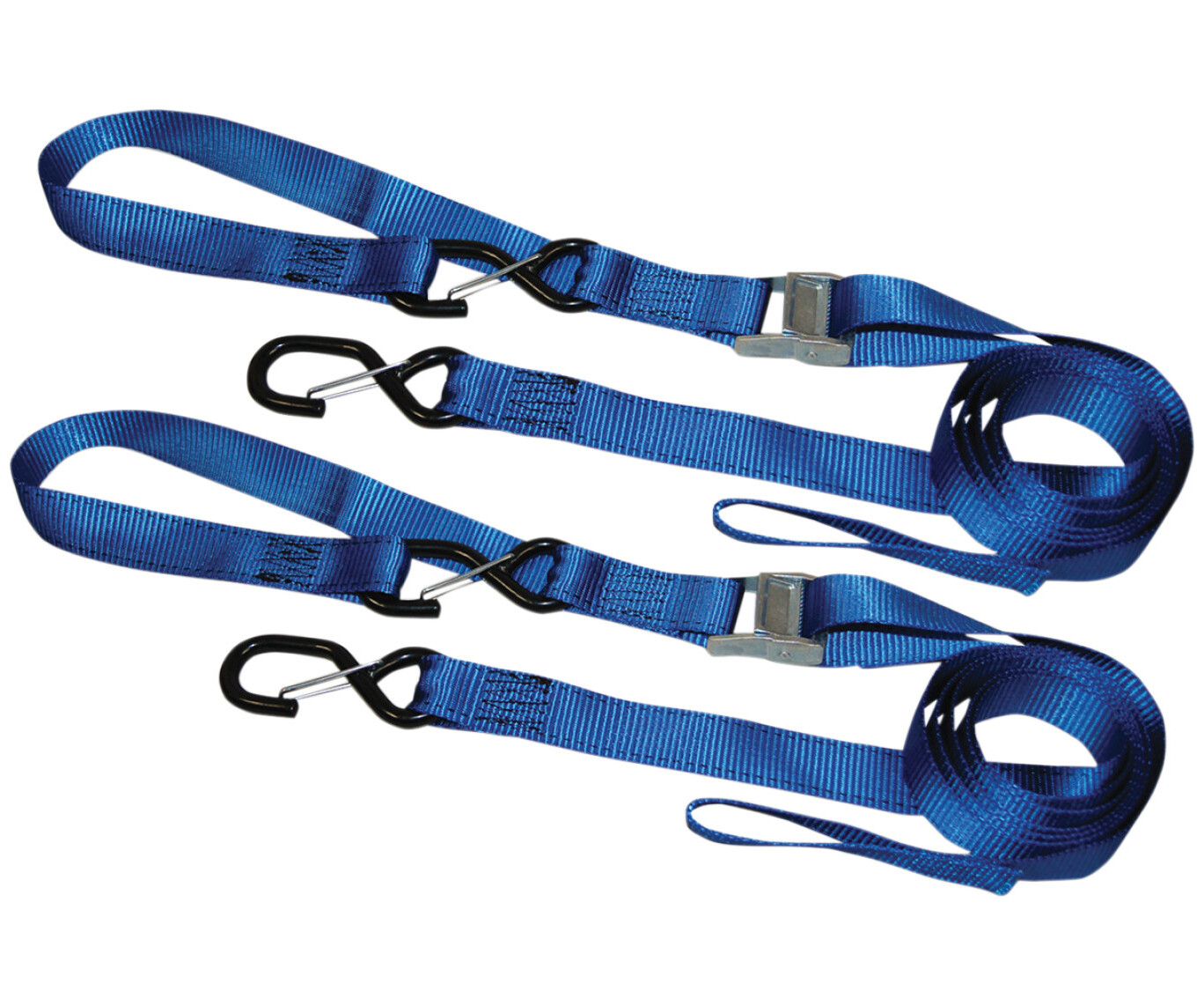 Ancra X-Series 1.25" x 96" Cam Buckle Blue Tie Downs 2pk (XC108-2P)