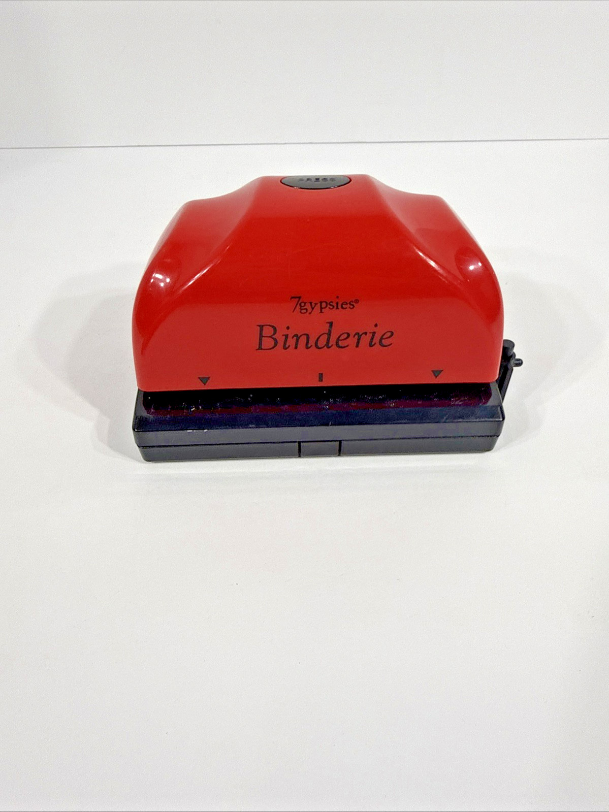 Gypsies Binderie 2 Hole Punch Binder DC Powered Bookbinding Red 10074
