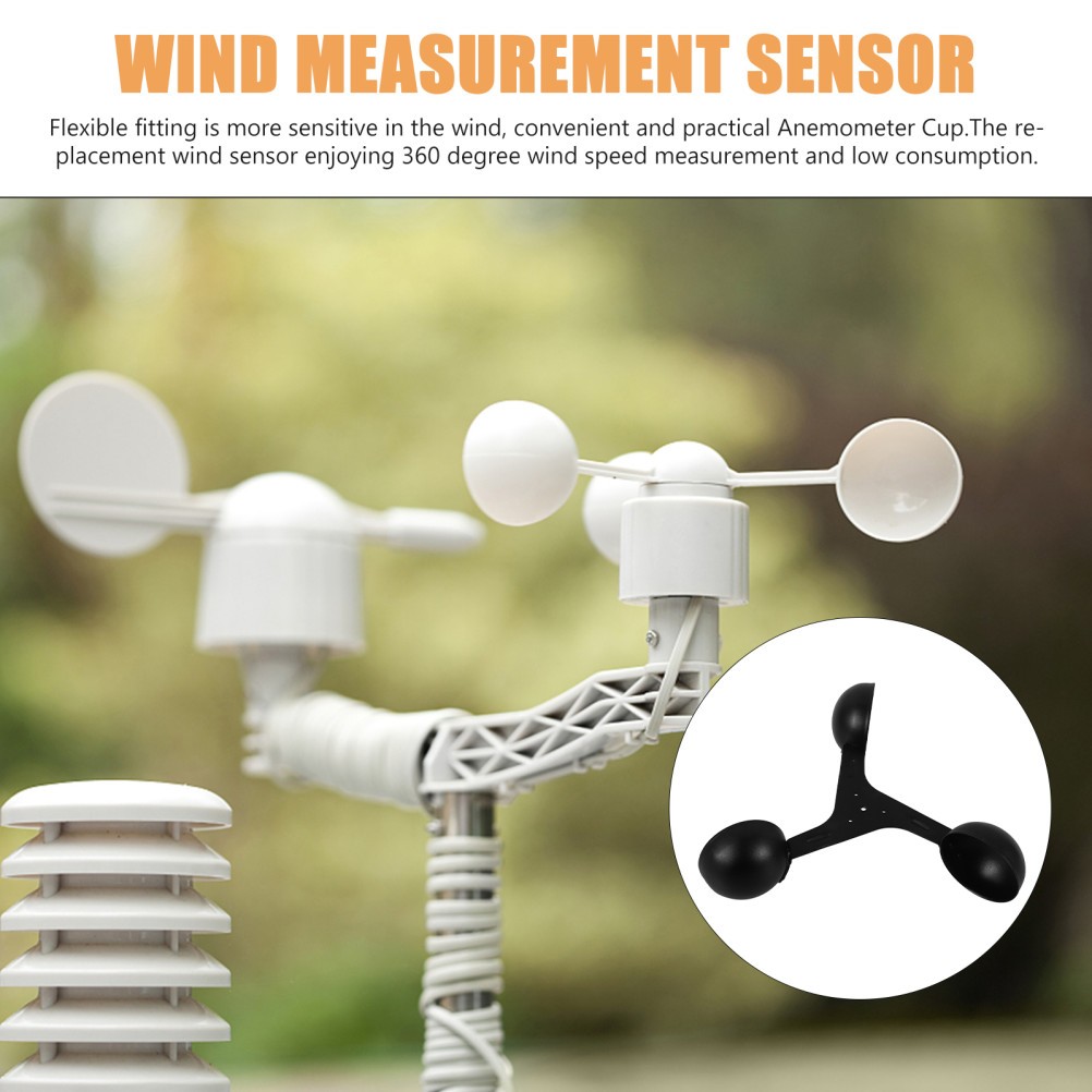 Anemometer Sensor Wind Cups for Weather Station Speed Replacement