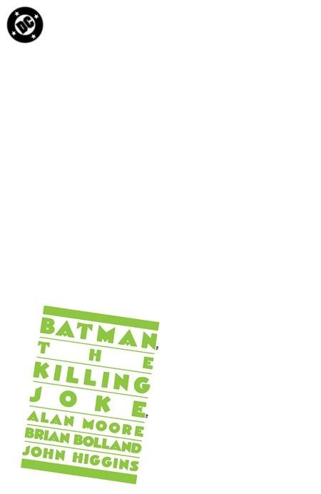 Batman the Killing Joke #1 2026 Blank Cover C Facsimile DC Comics BL08