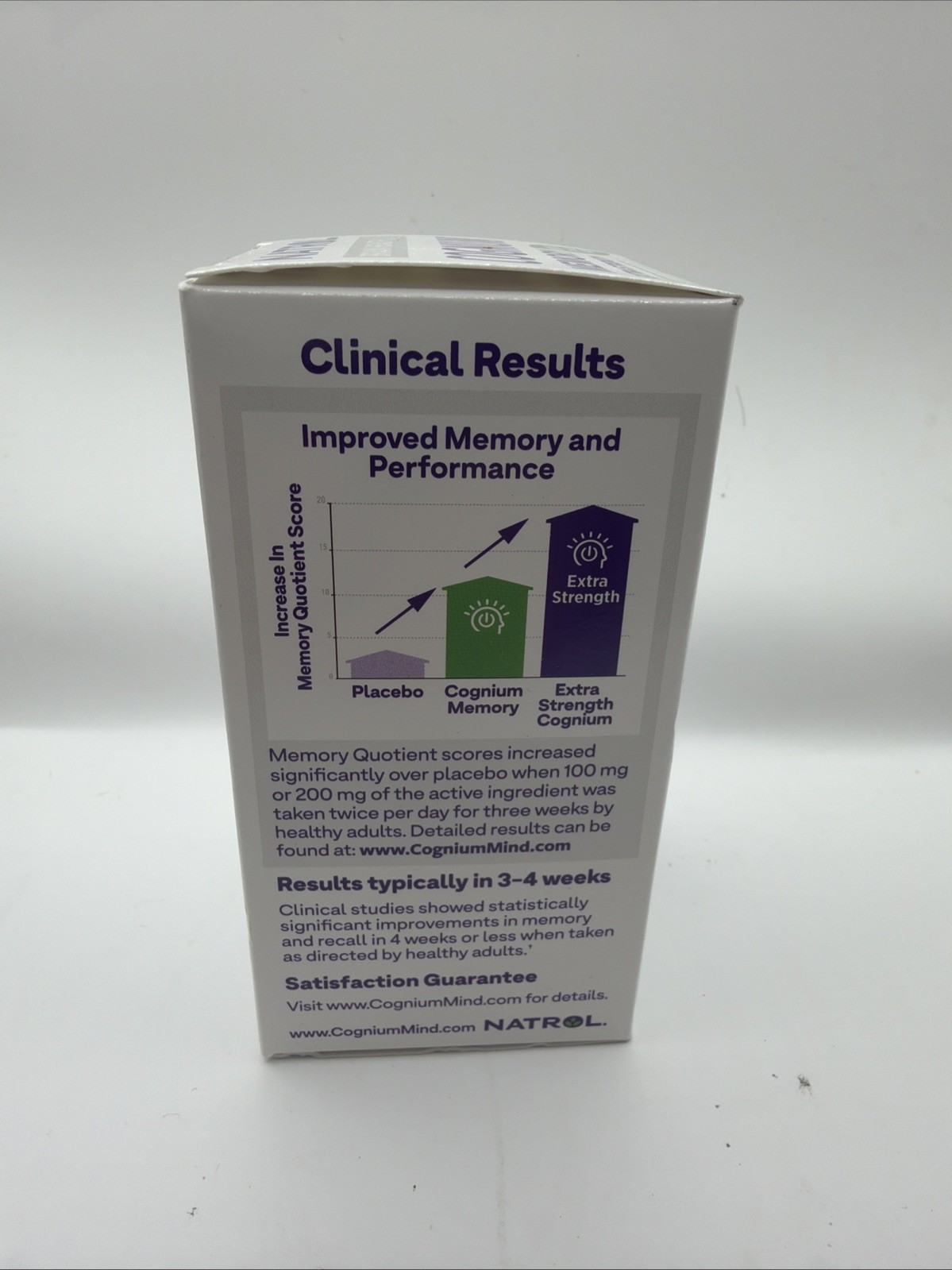 60 tablets COGNIUM Memory, EXTRA STRENGTH Natrol, Brain Health EXP.05/27