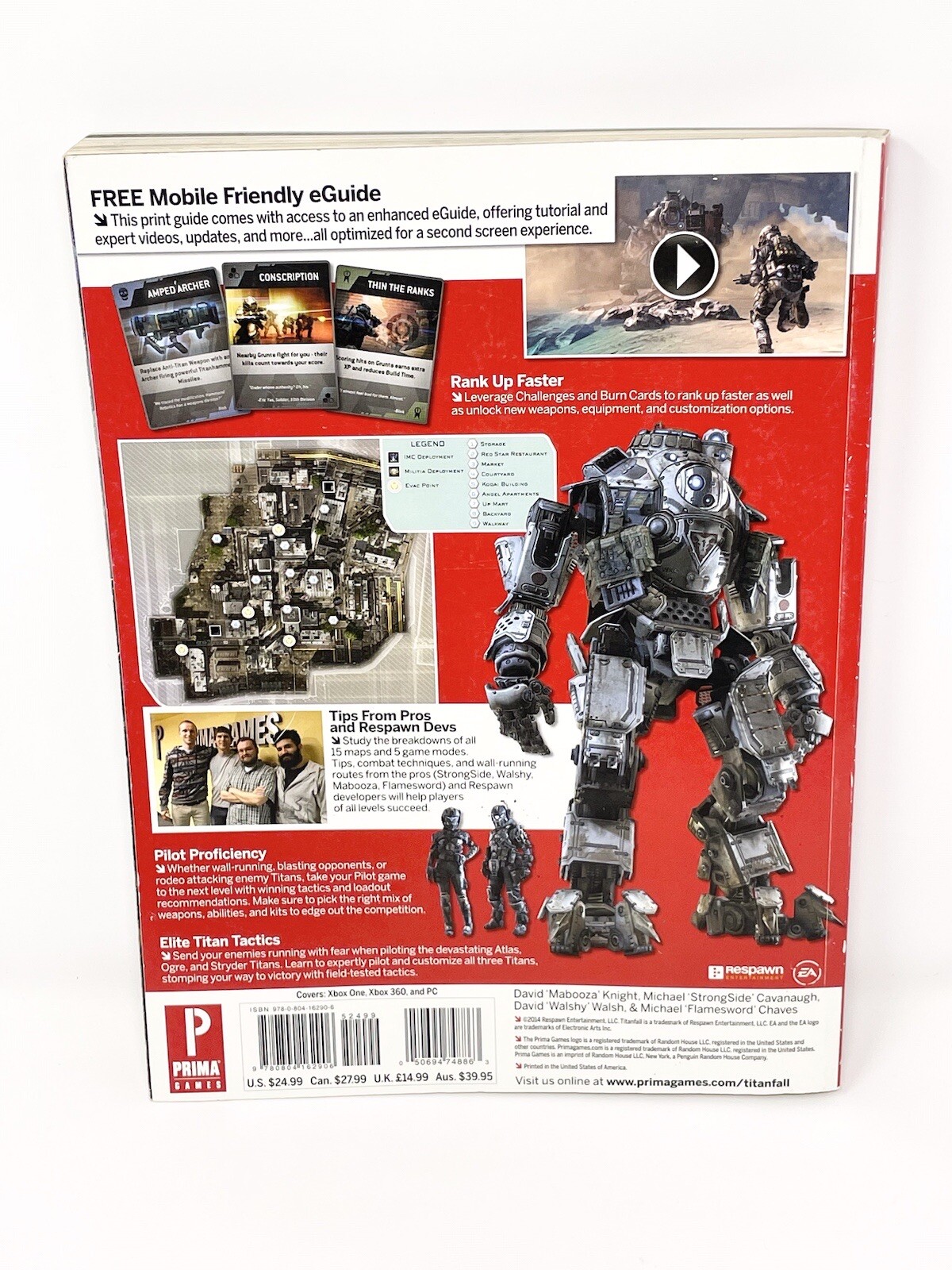 Titanfall Prima Official Game Guide Respawn Entertainment Paperback EA