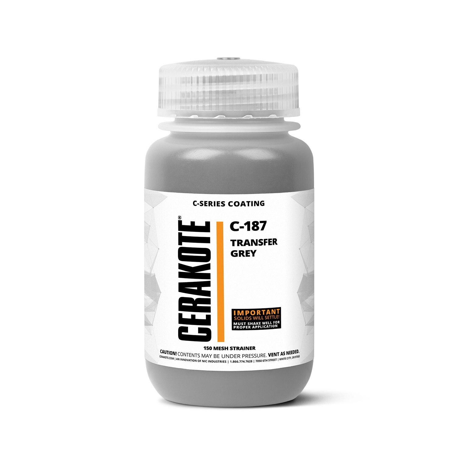CERAKOTE® C-SERIES Air Cure Ceramic Coating C-187Transfer Grey (4oz)