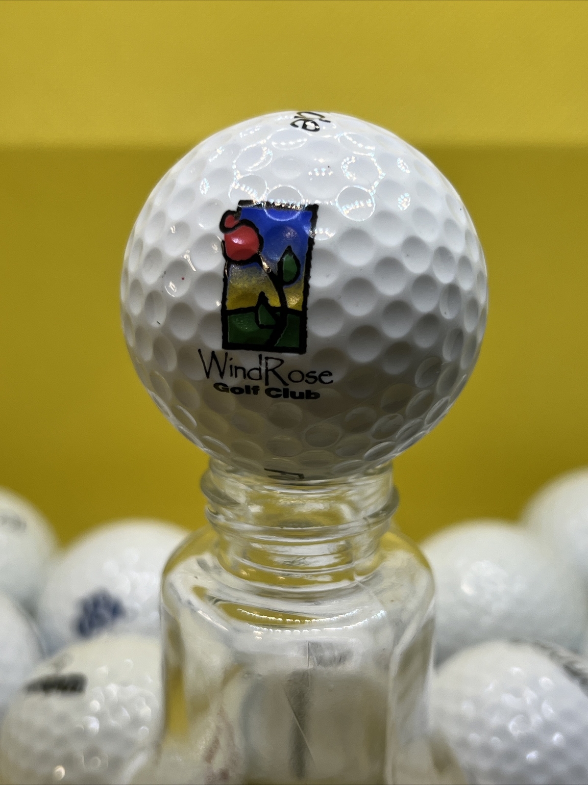 Country Club Golf Ball - WindRose Golf Club Wind Rose - Your Favorite Course