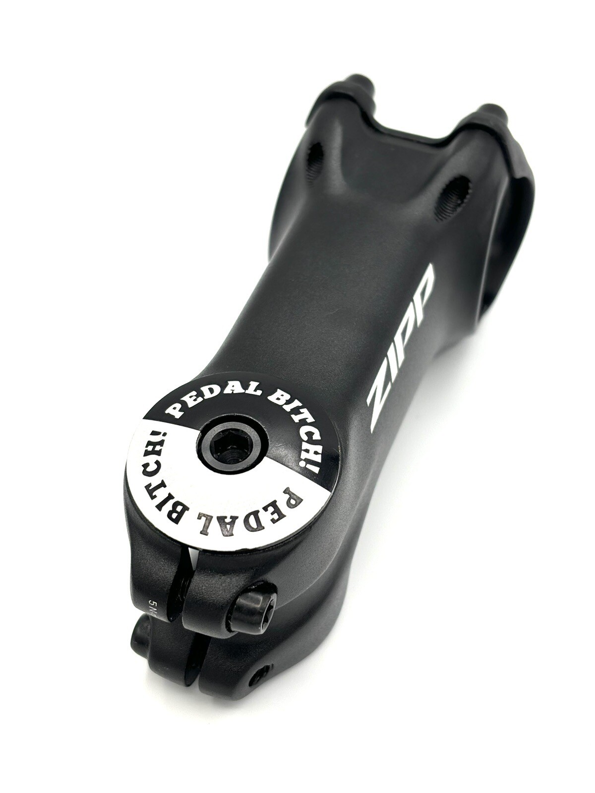 PEDAL B*TCH - Laser etched Threadless Bicycle Headset Stem Cap 1 1/8