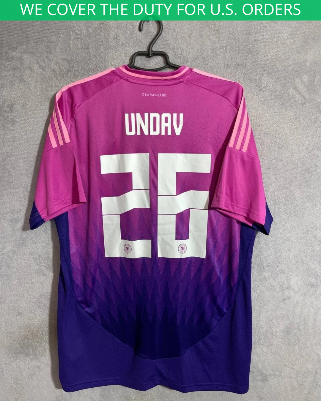 Undav Germany Team jersey Away Football Soccer Shirt Adidas Trikot Men Size XL
