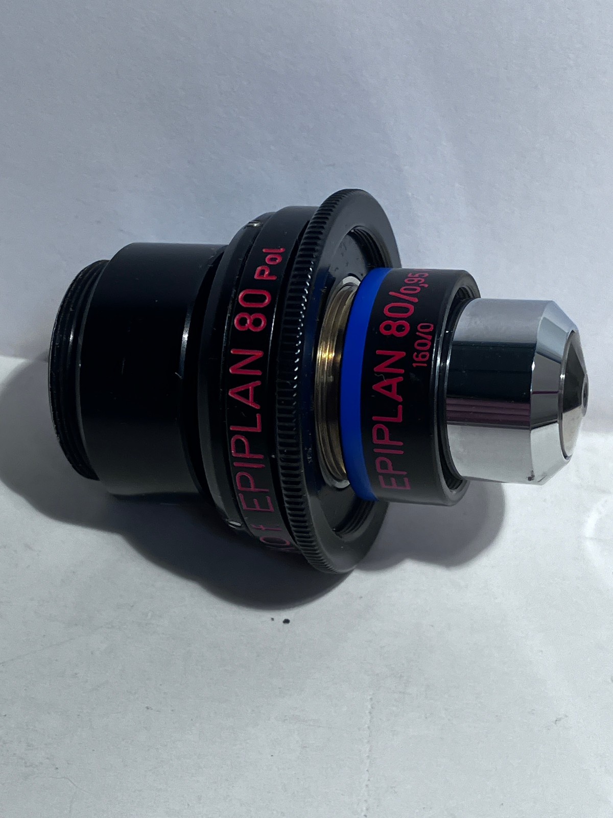 Zeiss INKO Epiplan 80X Reflected Light Microscope Objective 462080-9901 462005-