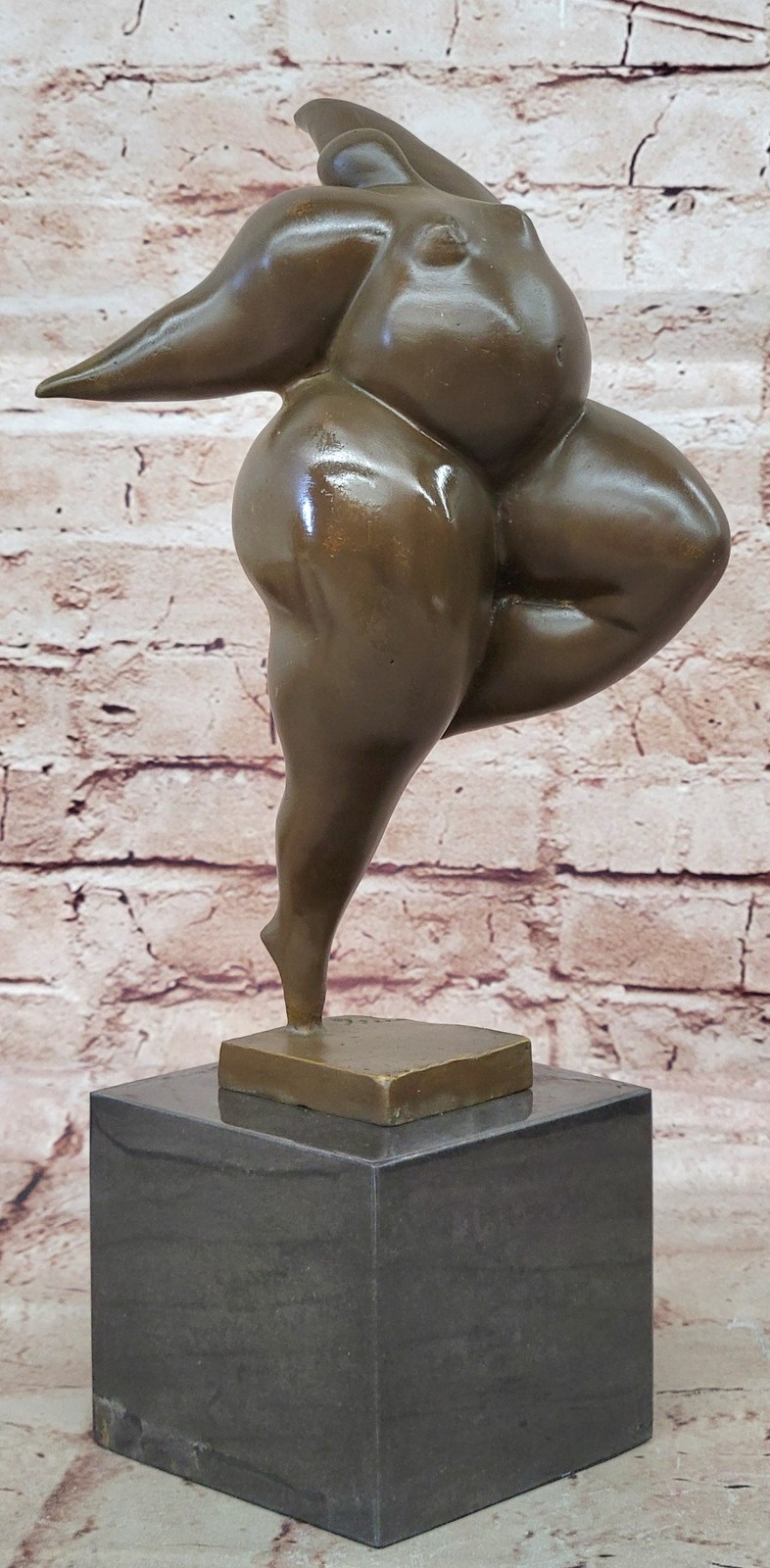 SIGNED MILO ABSTACT FREE AS BIRD ABSTRACT BRONZE STATUE SCULPTURE FIGURINE SALE