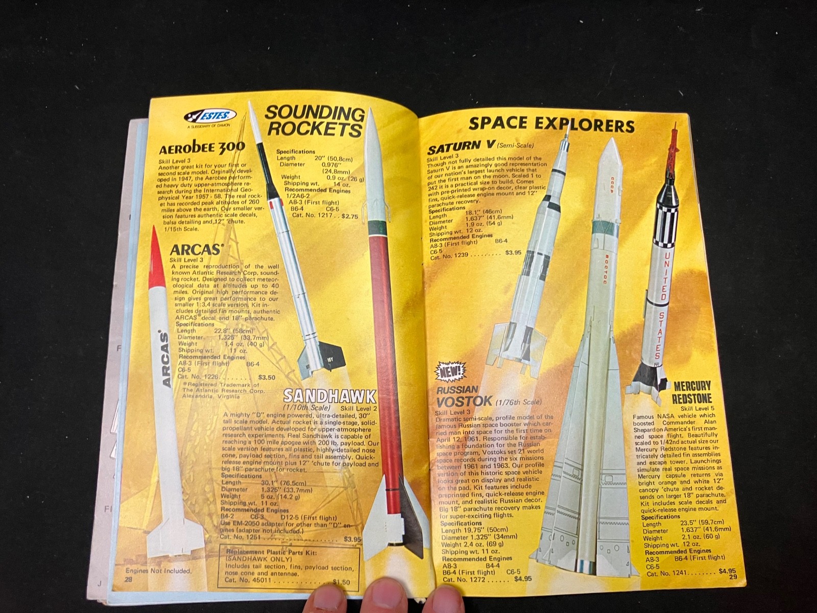 Estes 1975 Model Rocket Catalog - Extremely Rare