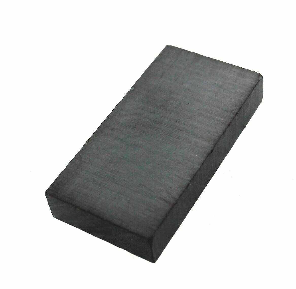 Strong Ferrite Ceramic 8 Material Mounting Magnets (1.5"x0.75"x0.25") - Lot of 3