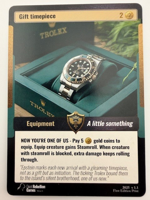 World War Woke Gift timepiece 1st Edition