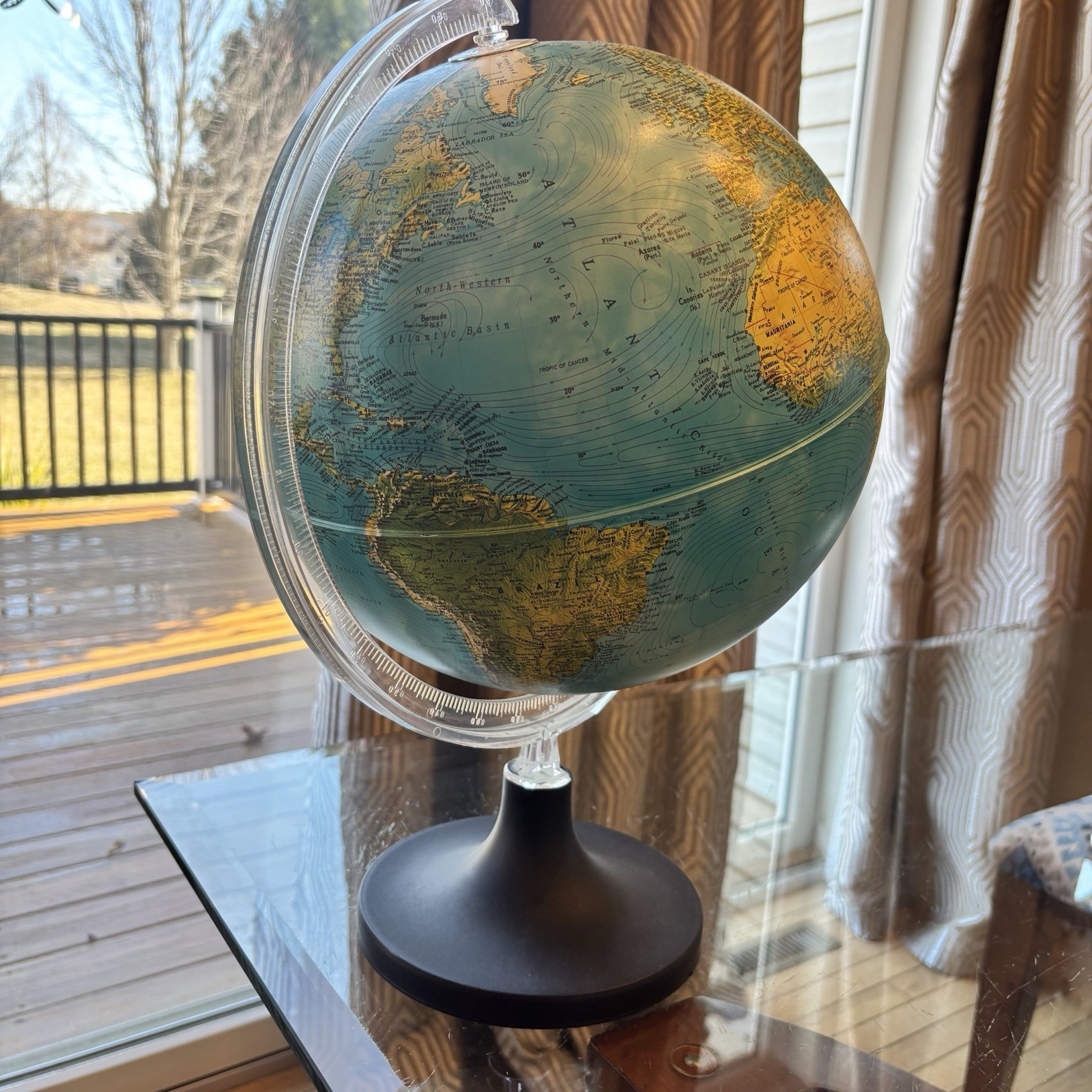 Underwriters Laboratories Desktop Globe 17” Tall FLAW