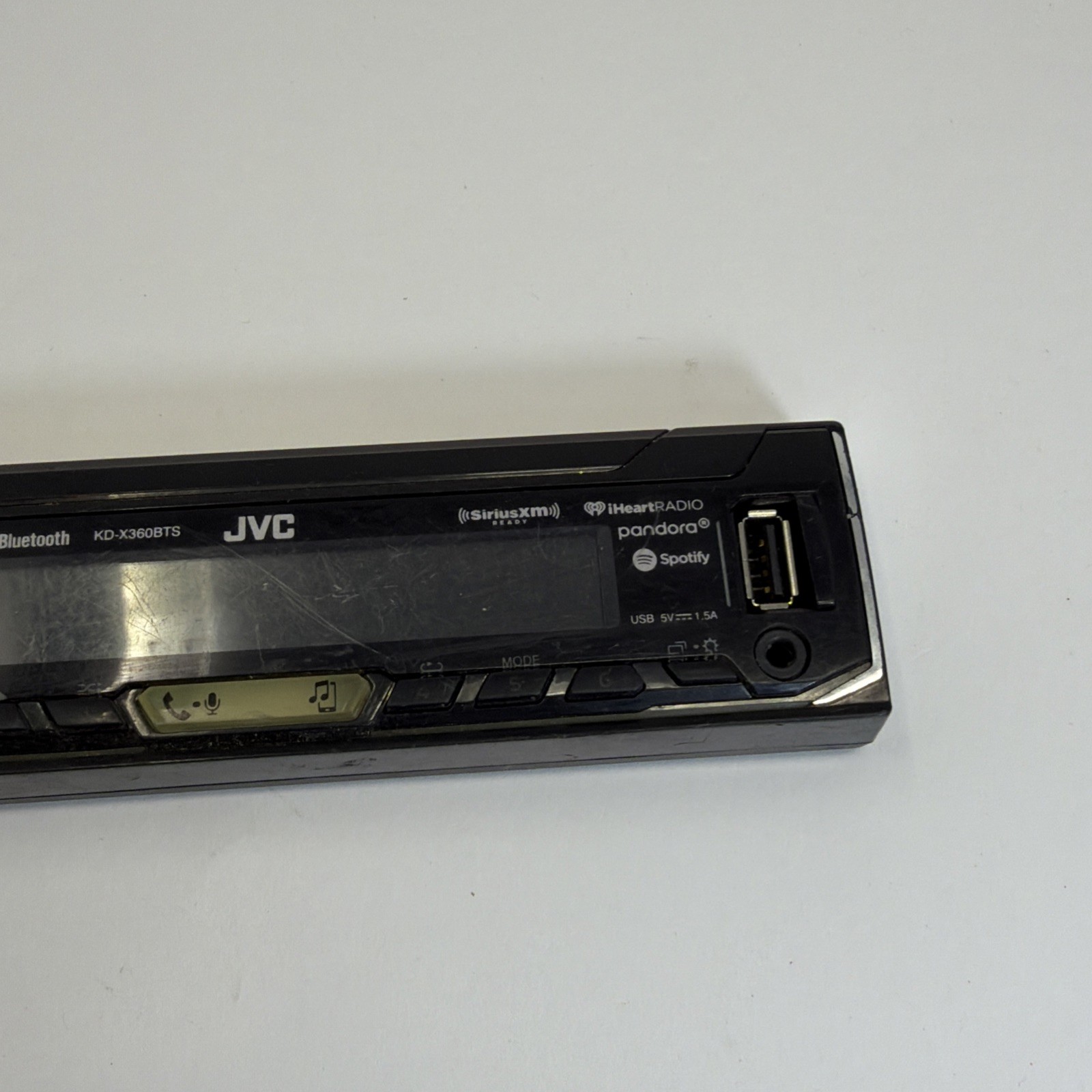 JVC KD-X360BTS Faceplate Only OEM Replacement Panel Bluetooth USB