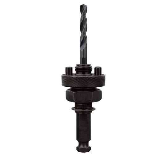 Large Thread Quick Change Arbor w/ No Wobble Drive Plate (7/16" Shank)