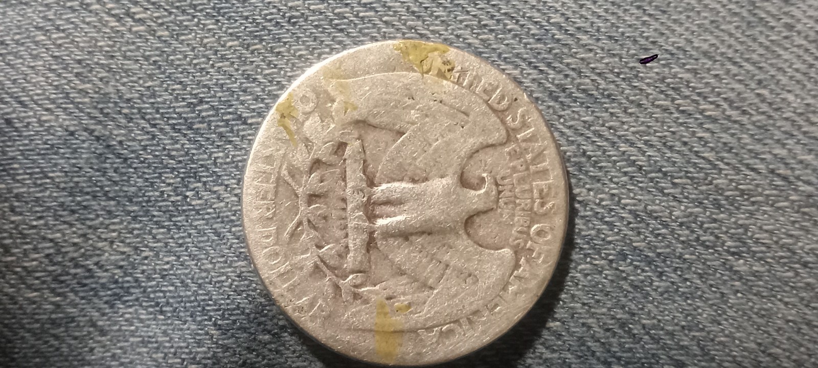 1943 us quarter no mint mark