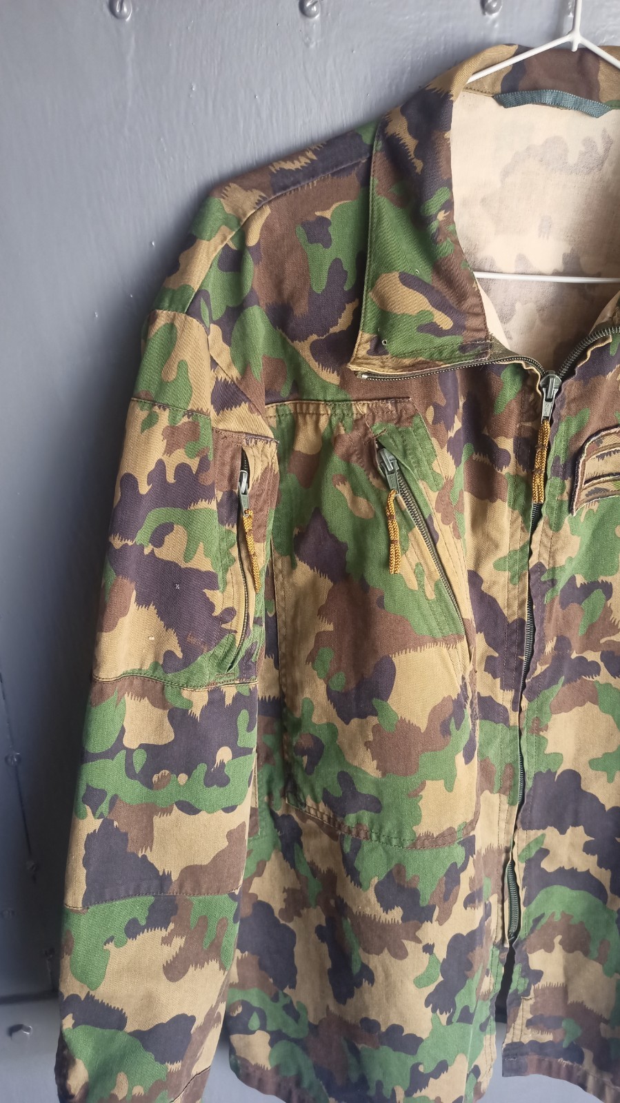Army camouflage jacket. Combat soldier jacket Taz 90