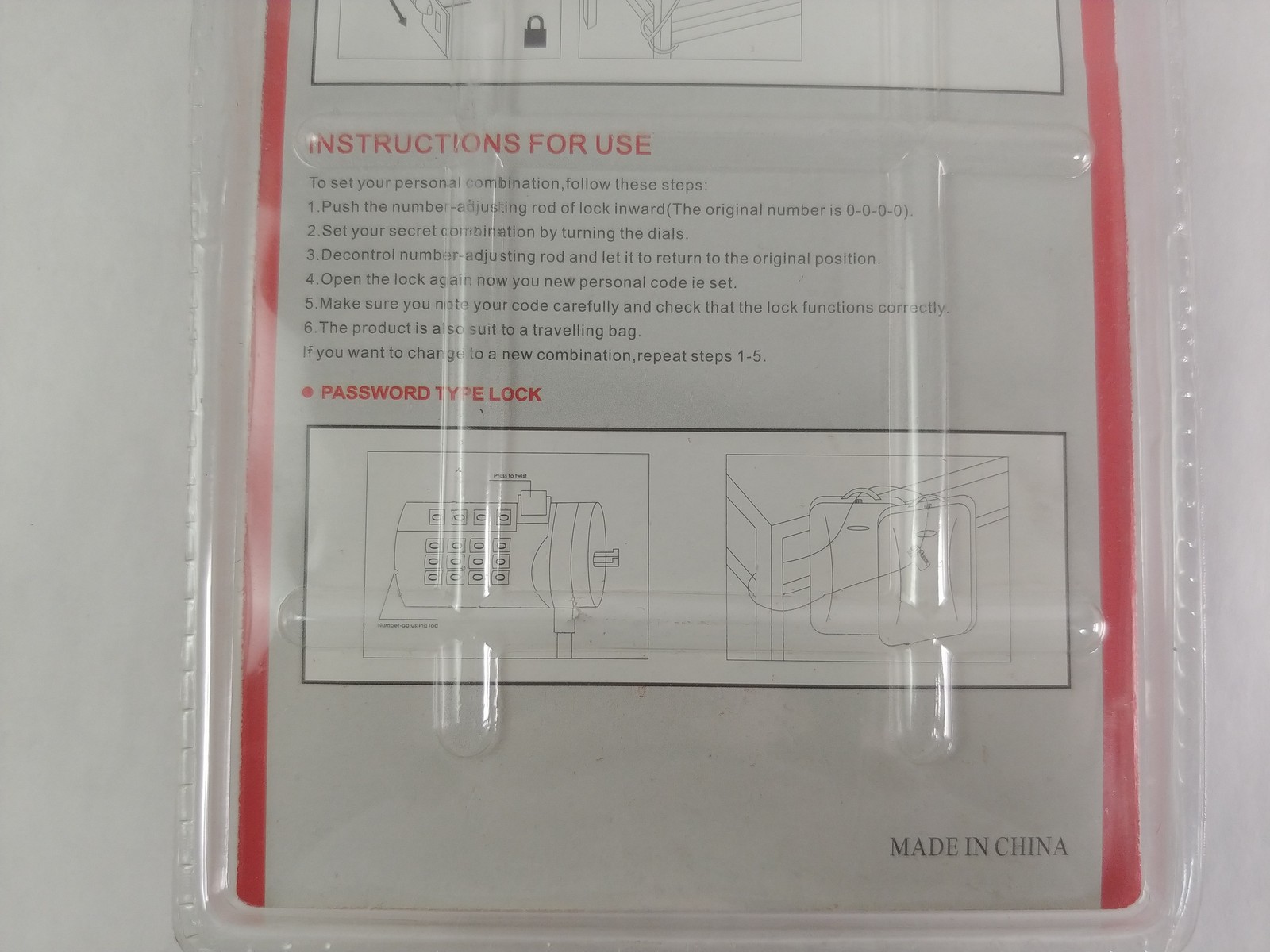 New F&K NOTEBOOK 6 Foot Cable Lock with 2 keys